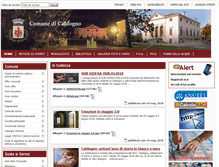 Tablet Screenshot of comune.caldogno.vi.it